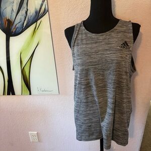 Adidas men’s gray tank top shirt size medium